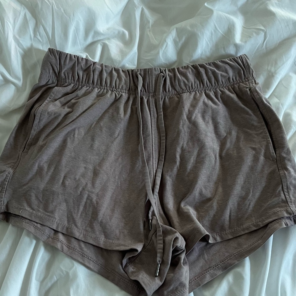 Women's Super Soft Casual Mauve Dusty Pink Shorts With Pockets